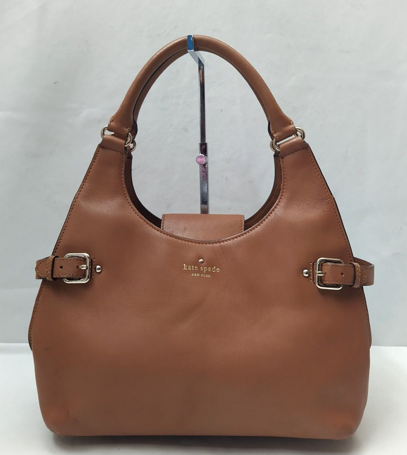 kate spade Handbags - Kate Spade New York Brown Leather Double Handle Shoulder Bag